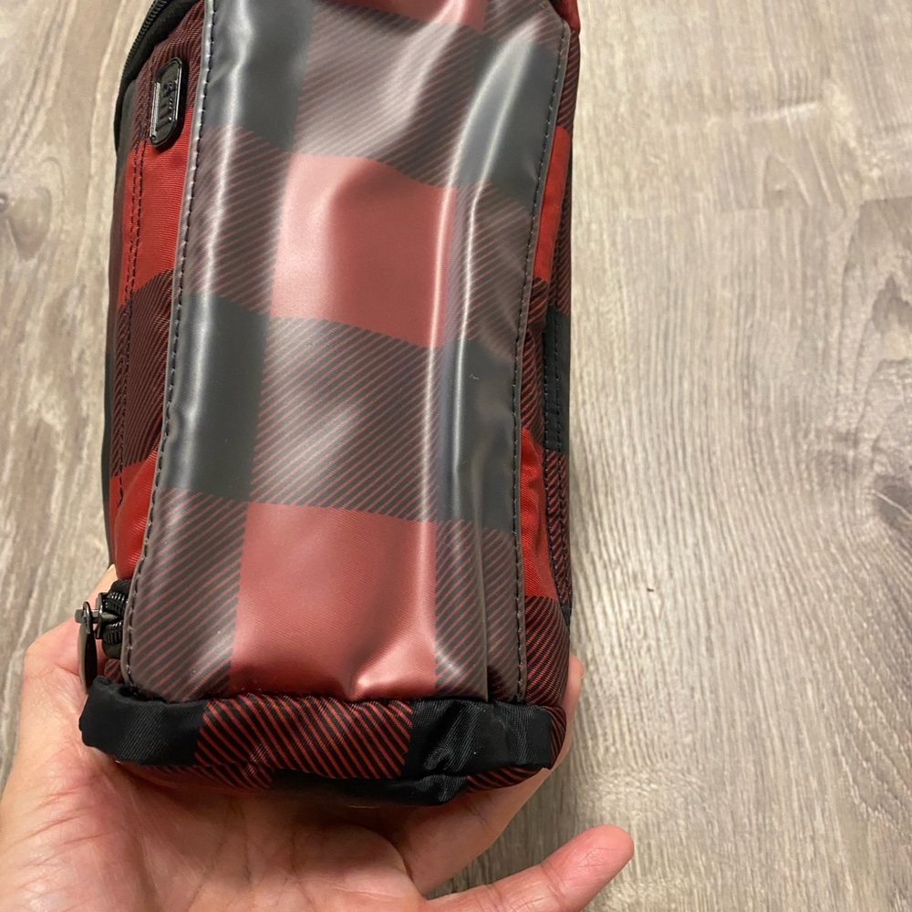 NEW Lug Trolley Mini Cosmetic Case- Red Check Baffalo - Picture 8 of 16